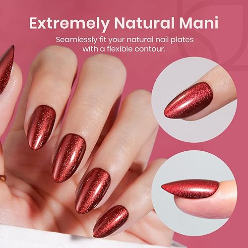 Miniatura 9 de Beetles - Juego de 39 esmaltes de uñas de gel con base de gel brillante, capa superior mate, color nude, rosa, burdeos, rojo, UV, juego de esmaltes