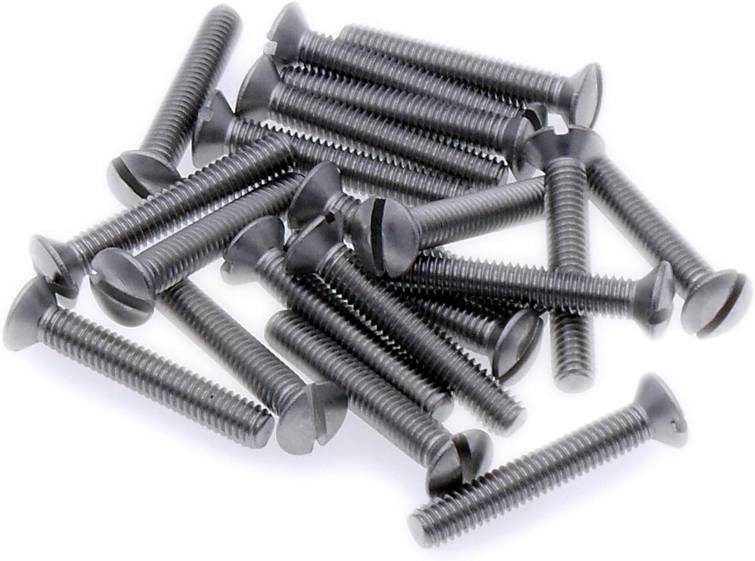 M4 (4mm x 35mm) Slot Raised Countersunk Machine Screw (Bolt) - Stainless Steel (A2) (Pack of 20), M4 x 35 - A2 - Image 3