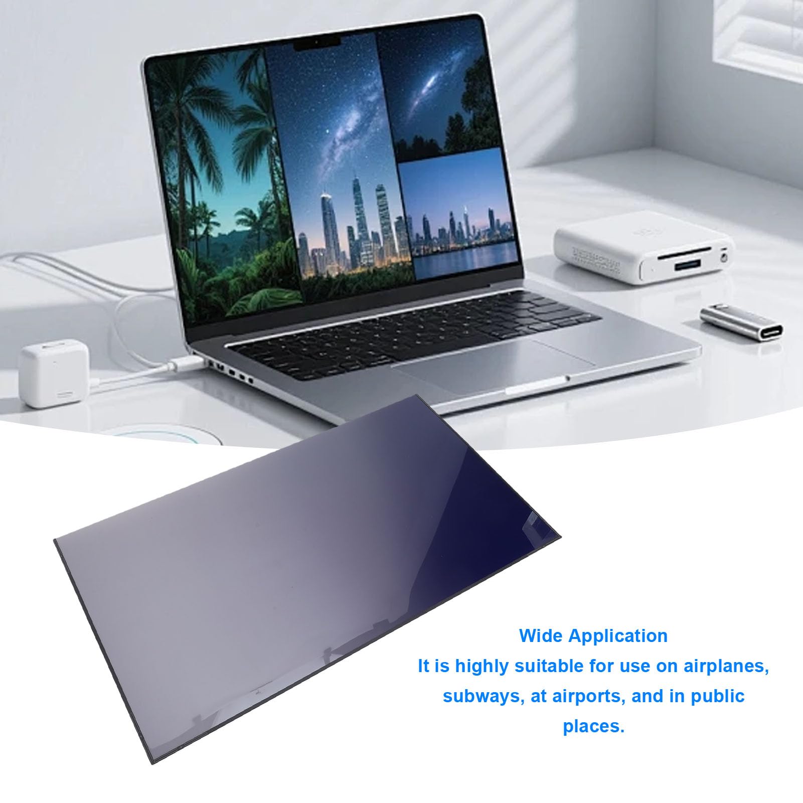 Bewinner Pantalla Magnética de Privacidad de 27" | Ángulo de Visión de 60°, Claridad HD, Antirreflejos y Antiarañazos, Fácil Instalación para Monitores 16:9