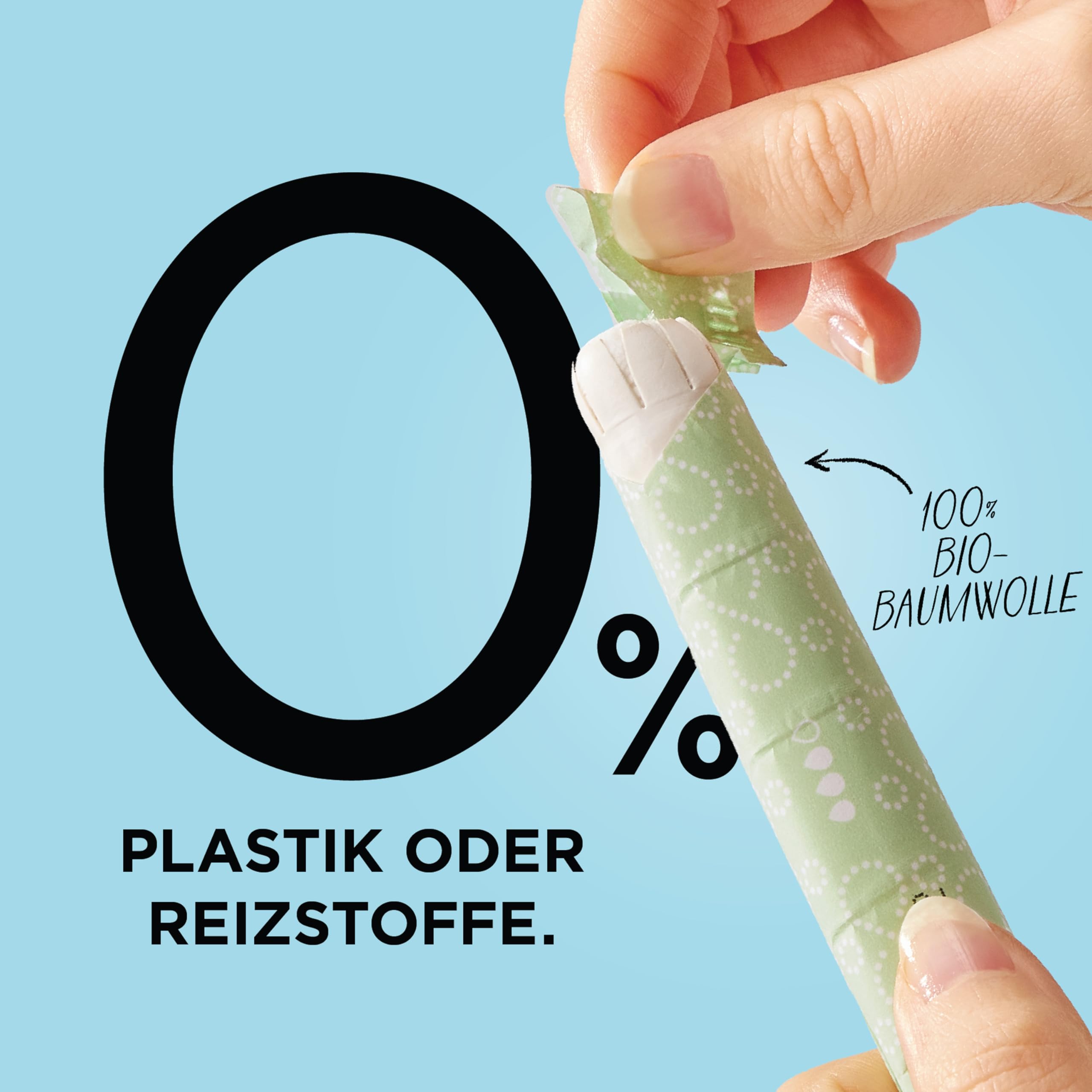 &SISTERS® Mooncup Tampons mit Karton-Applikator, mittlere/superstarke Durchflussrate, Bio-Baumwolle, 168 Tampons