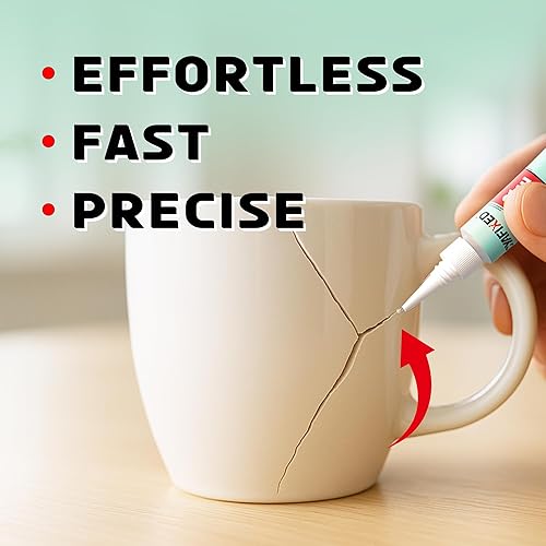 Miniatura 6 de CYAFIXED Super Glue Gel, mini uso único, cuatro tubos de 0.07 oz, pegamento CA de uso general, adhesivo instantáneo de grado industrial para