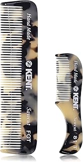 Kent Beard Comb Set Pocket Combs for Men - Pocket Comb Beard Kit for Men for Travel and Home, Mustache Comb for Men, Mini Comb Beard Combs for Mens Grooming, Handmade Kent Comb Mens Beard Grooming Set