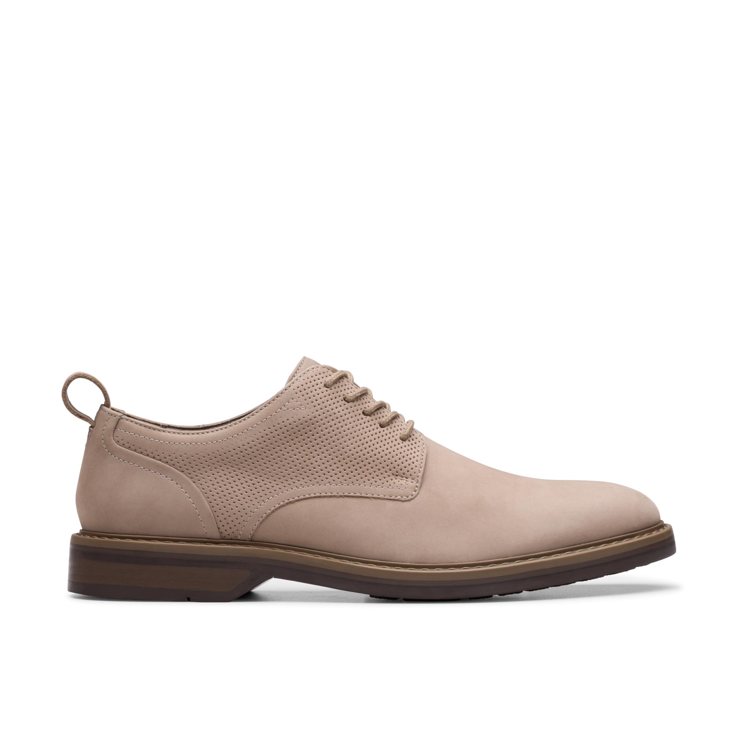 Clarks Aldwin Lace Mens Grey Nubuck, 9