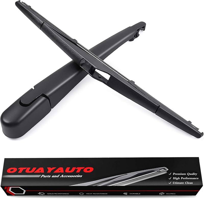 Replacement for Hyundai Tucson 2010-2015, Rear Windshield Wiper Arm Blade Set - OTUAYAUTO Factory OEM Style 988111H000