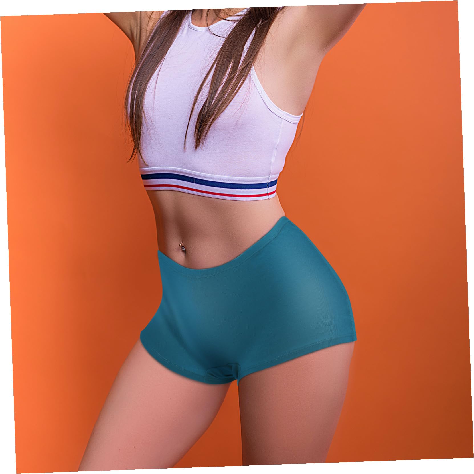 Bragas de Mujer Talla Xxl de Algodón, 5 Piezas, Cobertura Total | Corte Boyshort, Sensación de Soporte, para Ocasiones Obsequios y Actividades al Aire Libre