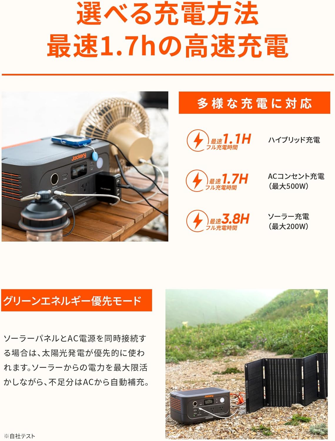 Jackery（ジャクリ）ポータブル電源 600 Newの商品説明画像2