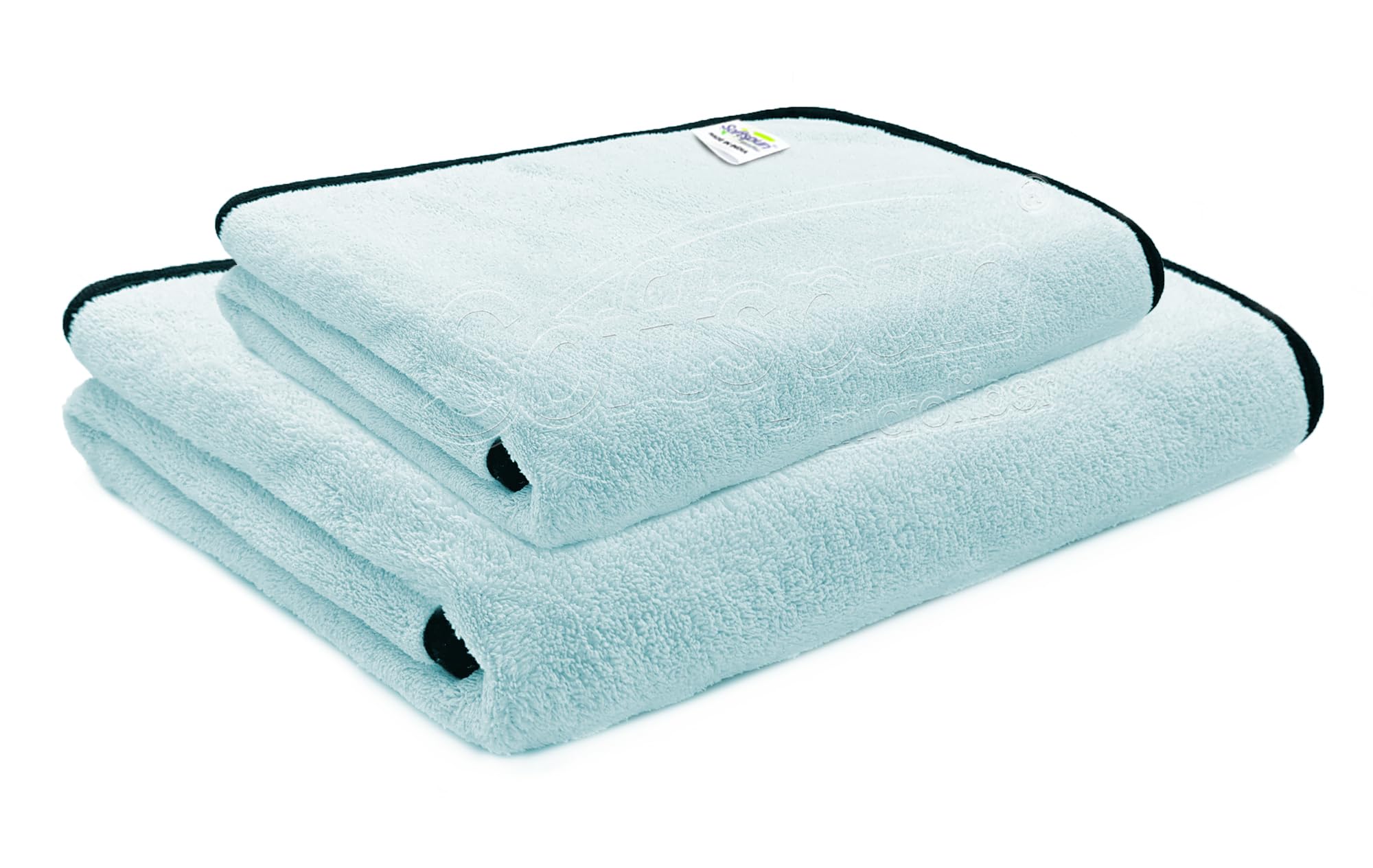SOFTSPUN Microfiber Bath Towel 2 pc Light Sky Blue! Ultra Absorbent Super Soft & Lightweight Quick Drying for Men & Women Daily Use Extra Large Size Unisex.-image-43