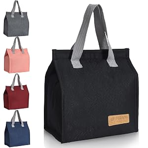 Lunch Bag for Women Men Waterproof Reusable Portable Lunch Tote Lunch Box Bag Thermal Cooler Bag Ideal for