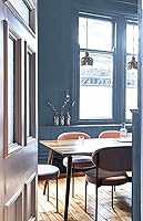 Vista 441 de Dimoon 236''x17.7'' White Thicken Peel and Stick Wallpaper Contact Paper Modern Self Adhesive Wall Paper Removable Renter Friendly Textured Solid