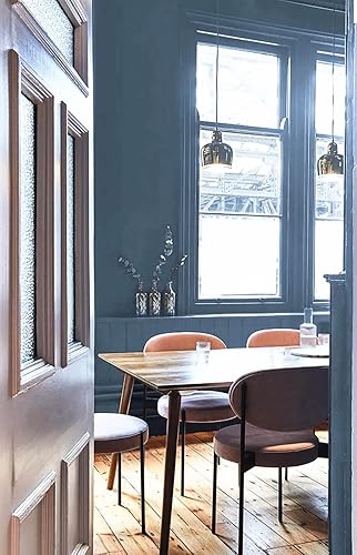 Miniatura 441 de Dimoon 236''x17.7'' White Thicken Peel and Stick Wallpaper Contact Paper Modern Self Adhesive Wall Paper Removable Renter Friendly Textured Solid