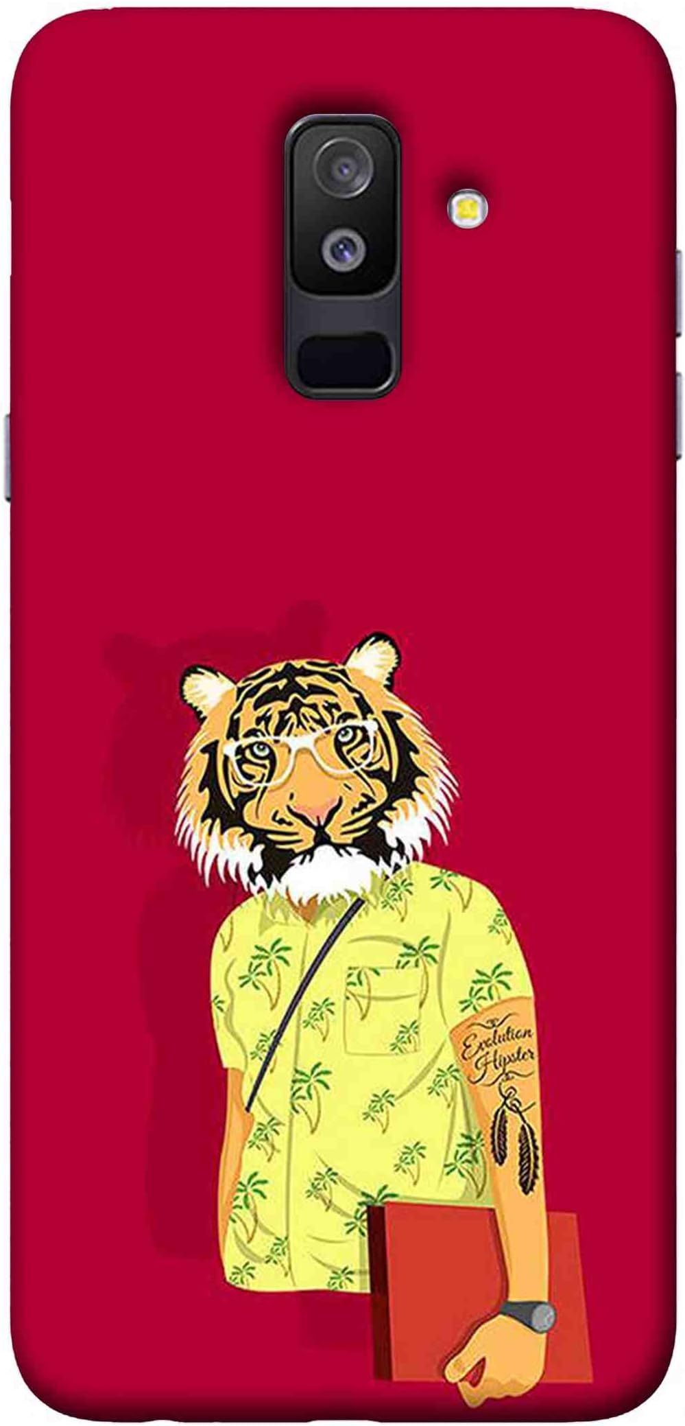 PRINTFIDAA Samsung Galaxy A6+ Tiger Face Boyer Print Designer Back Cover for Samsung Galaxy A6 Plus (2018), Samsung Galaxy A9 Star Lite