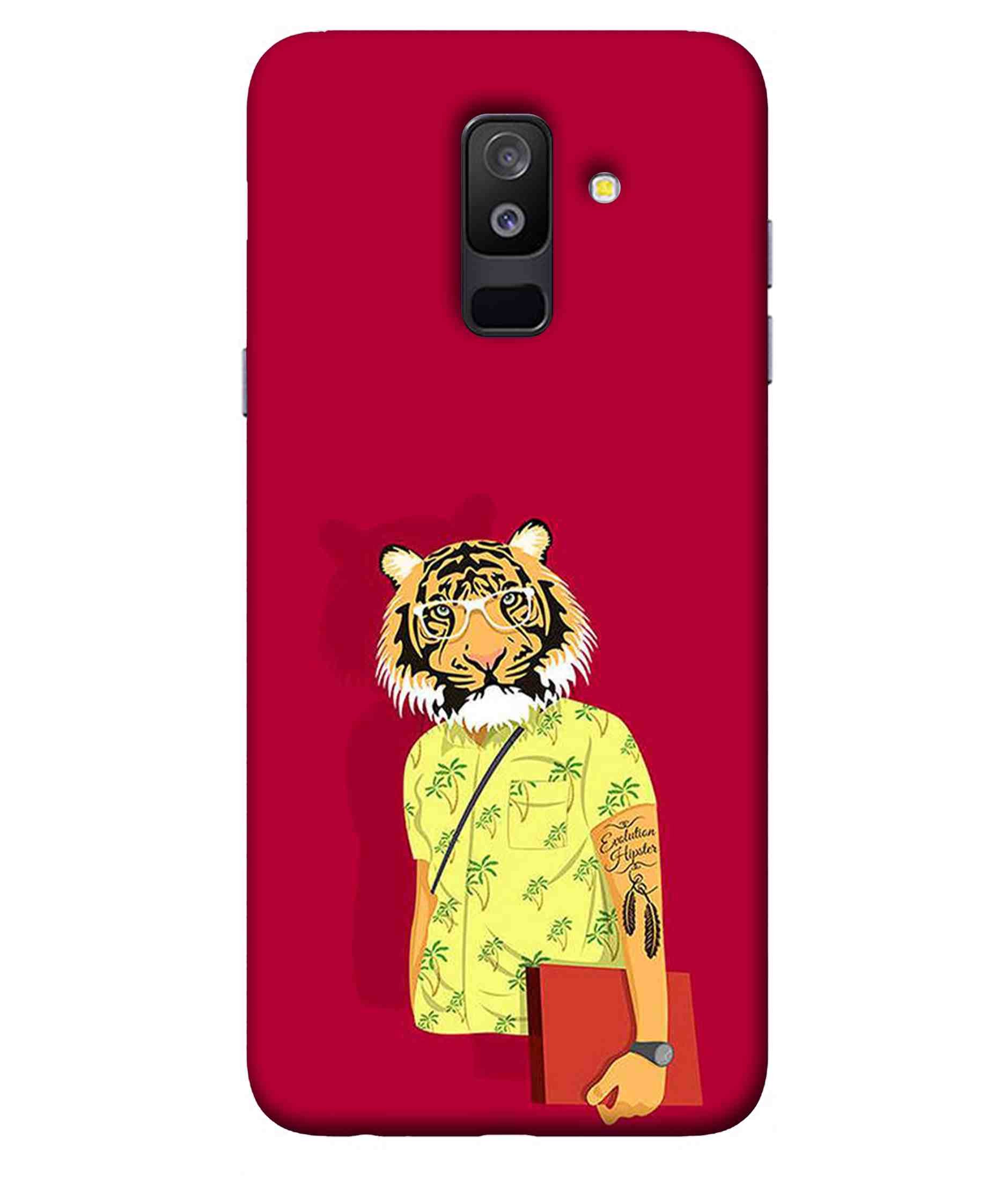 PRINTFIDAA Samsung Galaxy A6+ Tiger Face Boyer Print Designer Back Cover for Samsung Galaxy A6 Plus (2018), Samsung Galaxy A9 Star Lite