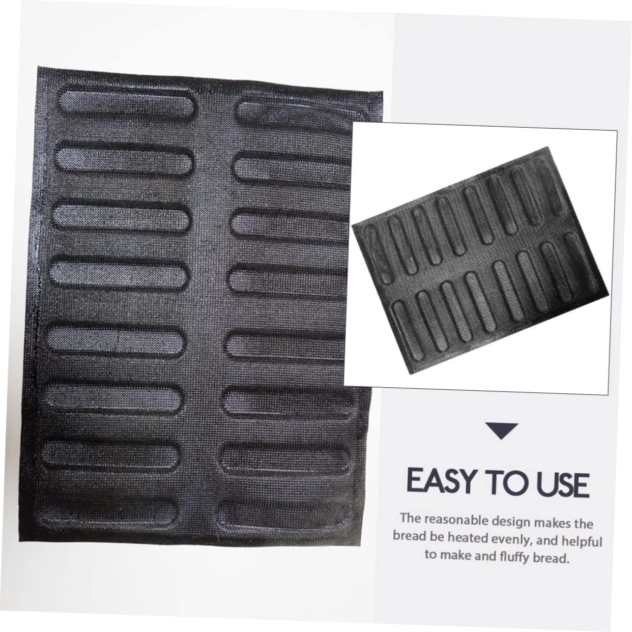 BESTOYARD 2pcs Kitchen Bread Pan Nonstick Multi-function Baking Mold for French Bread Easy Release Breathable Design for Homemade Loaves Washable