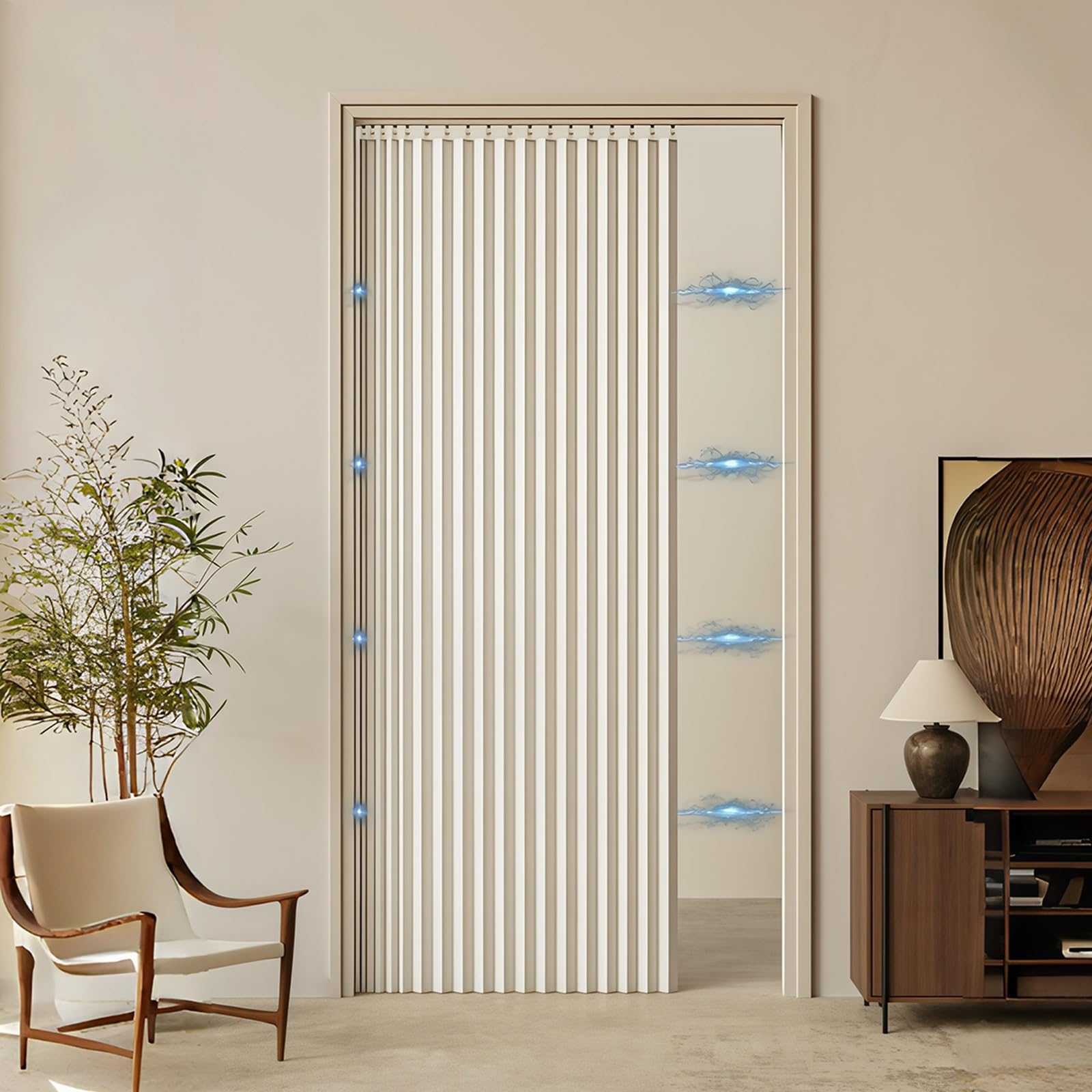 Blackout Curtains for Doorways Closets Room Divider,