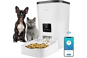 Dispensador Automático de Comida Inteligente para Mascotas con Control por Aplicación, Configuración...