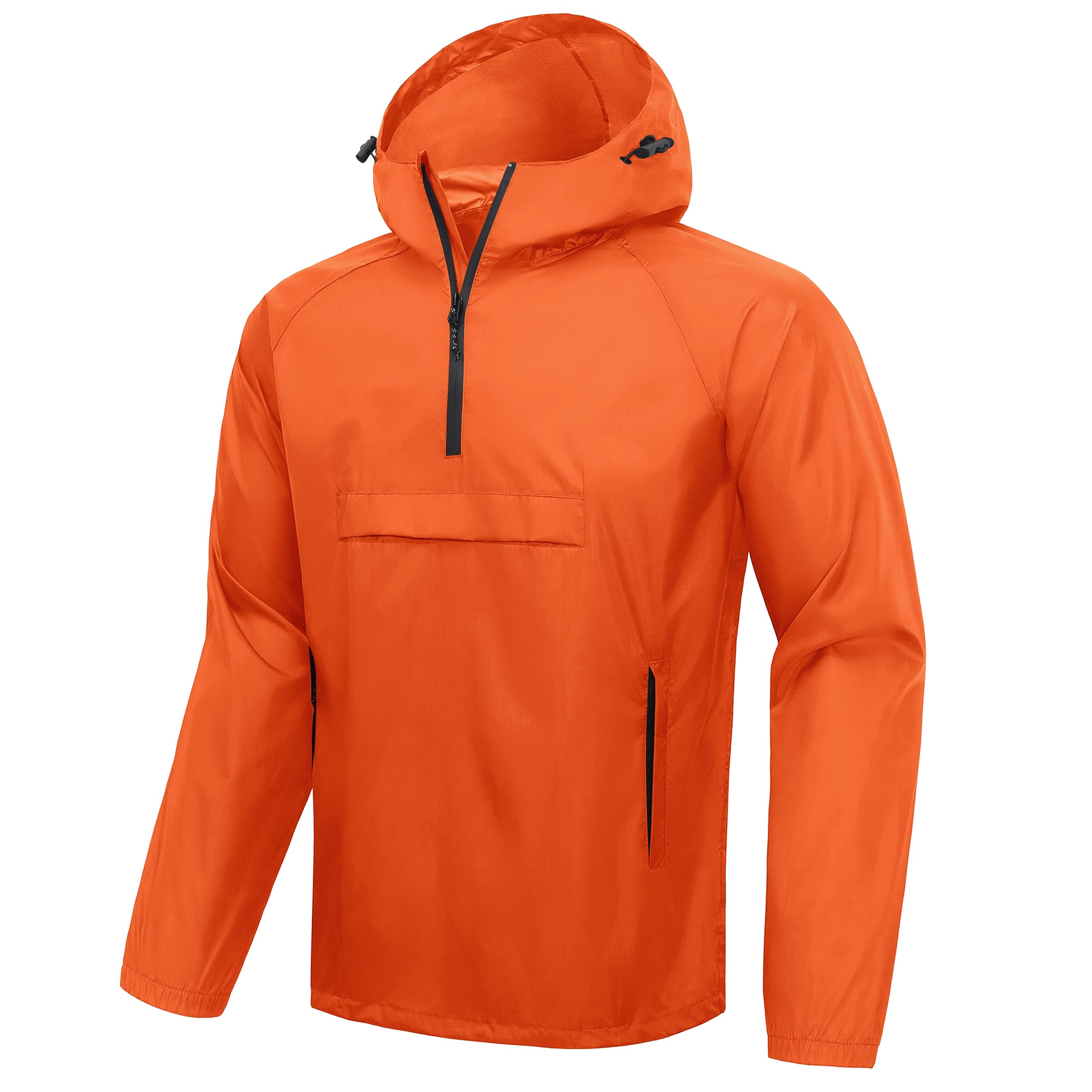 SWISSWELL Men's Rain Jacket Waterproof Lightweight Pullover with Hood