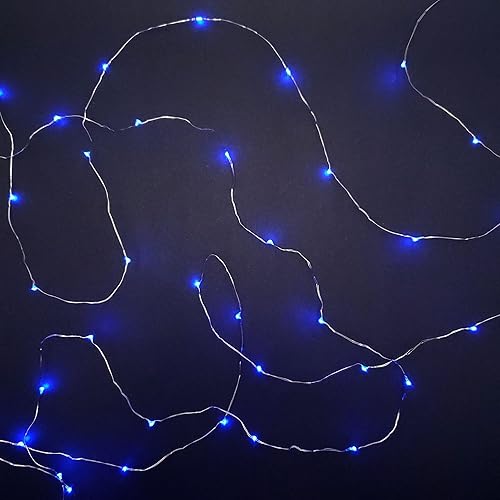 Miniatura 5 de LumaBase Guirnalda de luces de hadas a pilas con control remoto, multifunción - Juego de 2