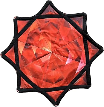 Flow Star Rotating Flow Toy for Advanced Yangko Classic Portable Fun 24.41inch Diameter Dance Accessory, Style C