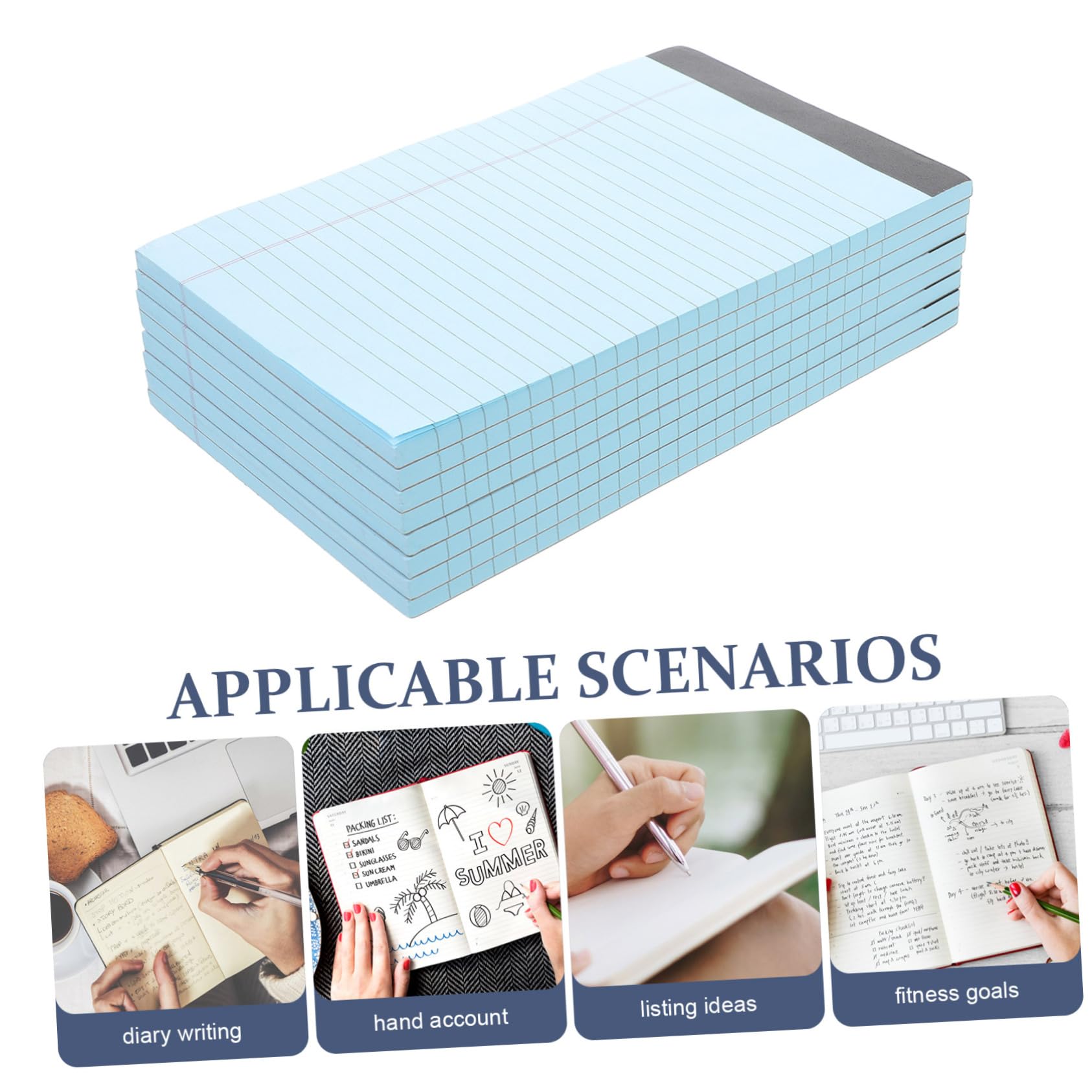 SHERCHPRY 8pezzi Blocco Note Strappabile Blocchi Note in Carta Design Antiaderente Adatti per Ufficio Scuola e Uso Domestico per Appunti Promemoria e Pianificazione