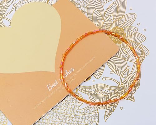 Miniatura 8 de PPhtony Cuentas de tubo de cristal para corneta, 1400 unidades1.06 oz, mini cuentas de semillas de 0.079 x 0.118 in, cuentas espaciadoras sueltas