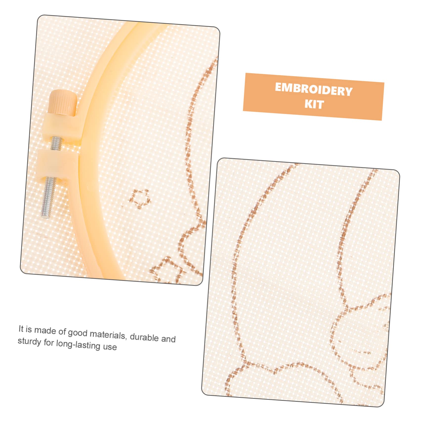 SEWACC 3 Juegos De Alfombra Bordada DIY Kit Para Principiantes Kits De Bordado Bordado A Mano Puntadas Para Principiantes Kit De Bordado Para Niños Punzón De Bordado Kit De