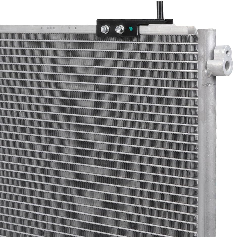 ASAPE 2443 Radiator + 3148 Condenser Engine Replace Kit Fit for Honda Element 2003-2006 for Honda CR-V 2002-2006 (Aluminum) - Set of 2