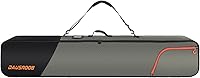 DAUSROOB Snowboard Travel Bag - 1680D Reinforced, 5mm Padded Ski Boot Bag for Snowboards, Skis, Gear & Wax