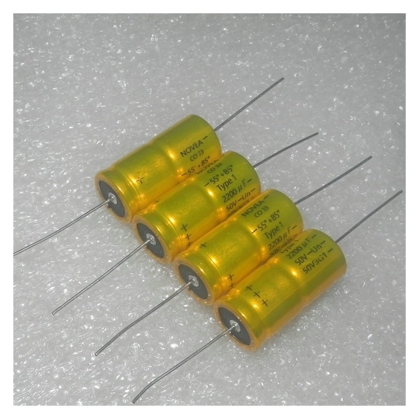 LEOTNNDQ 1pcs 50v 2200UF co33 Capacitor