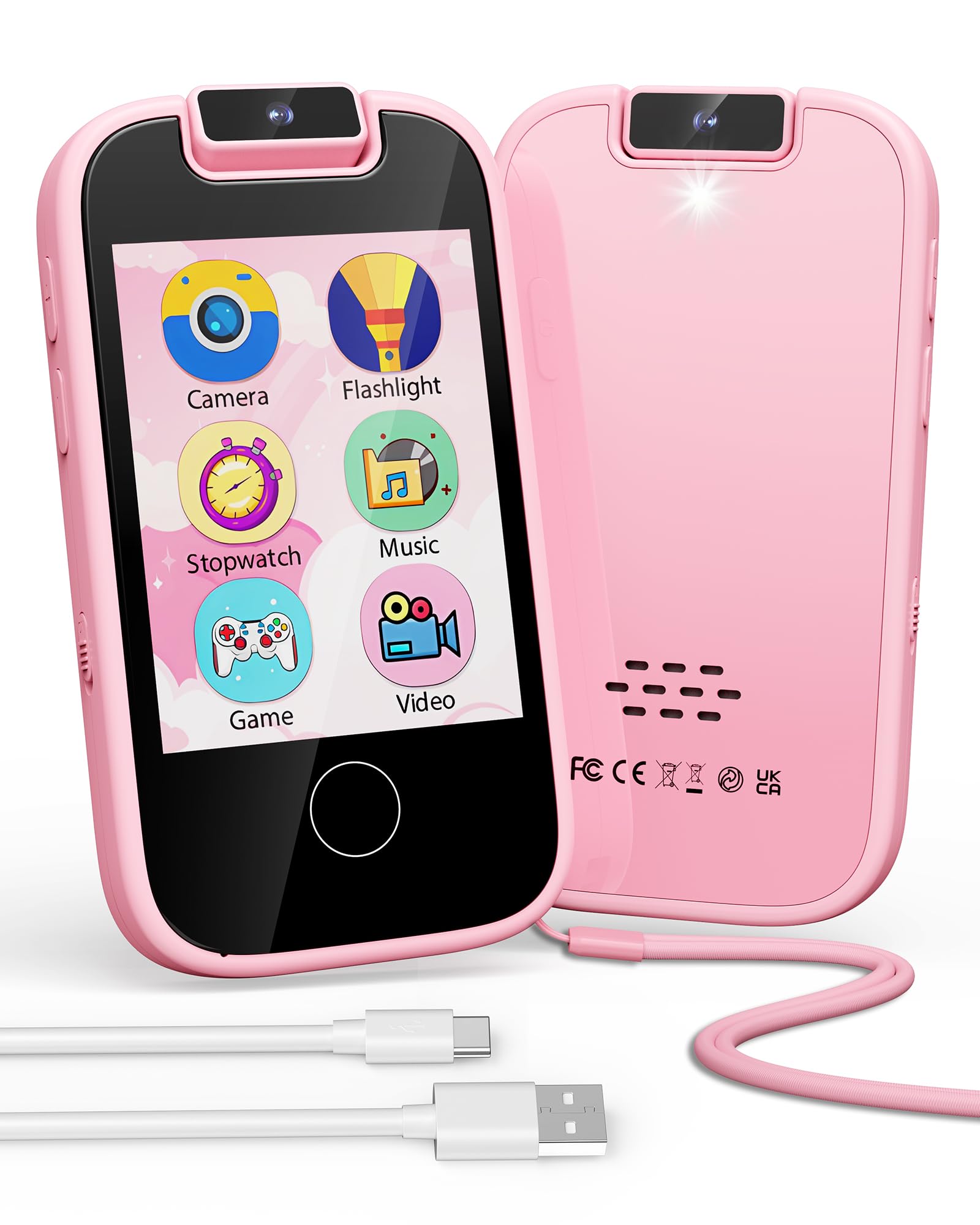 Amazon.co.jp: dancingcow キッズスマートフォン 女の子用 3 4 5 6 7歳