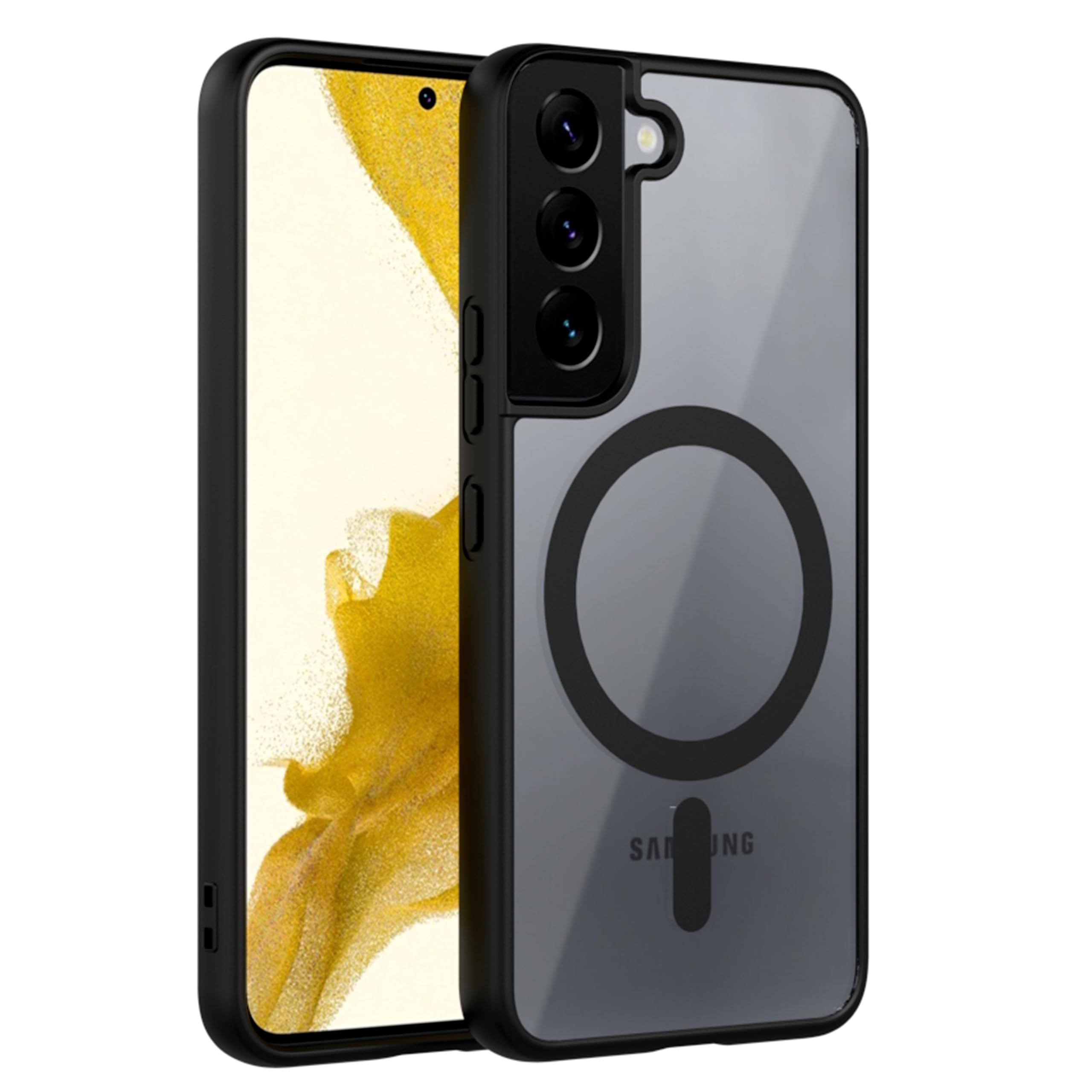 Zapcase Back Case Cover for Samsung Galaxy S22 Plus 5G | Compatible for Samsung Galaxy S22 Plus 5G Back Case Cover | Scratch-Resistant Back Case Cover | Black (B0BYNQ1RSH) Amazon Price History, Amazon Price Tracker