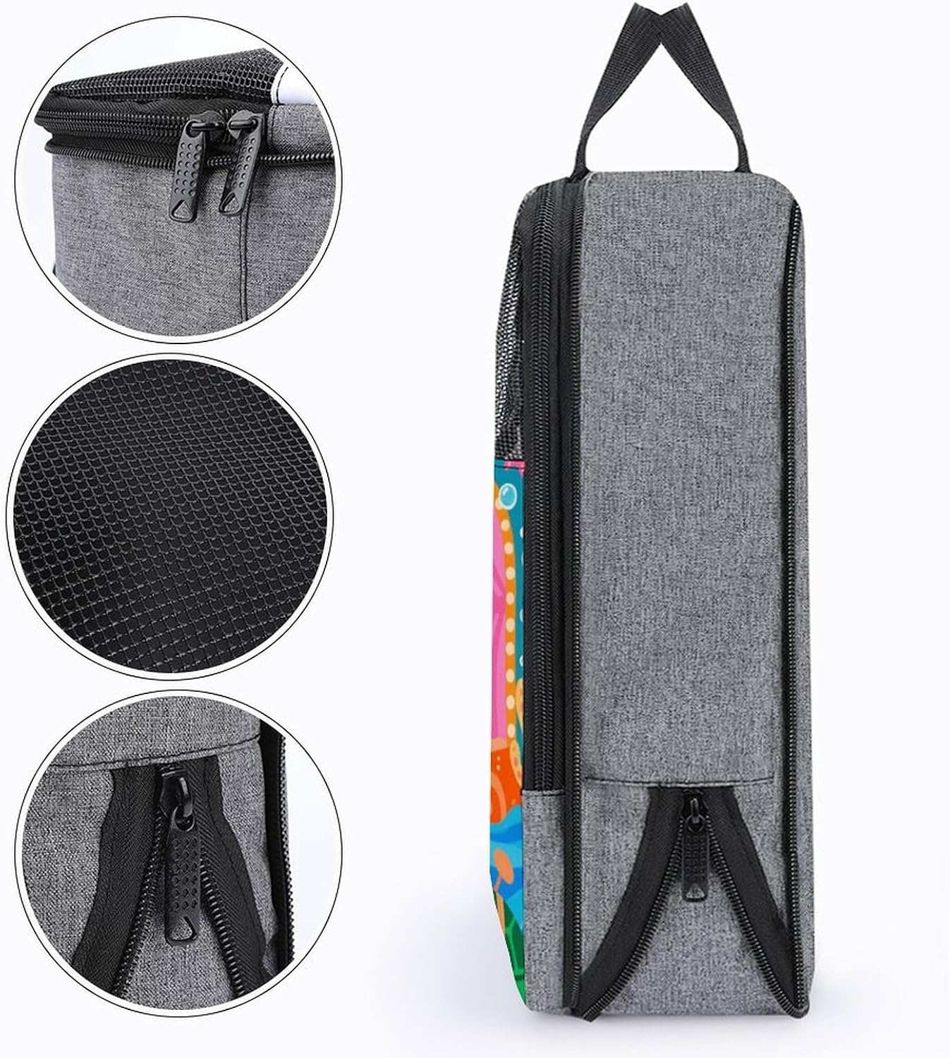 Travel Shoes Bag, Underwater Coral Concert Travel Bags for Shoes, Travel, Sports, Foldable Shoe Pouch for Men And Women