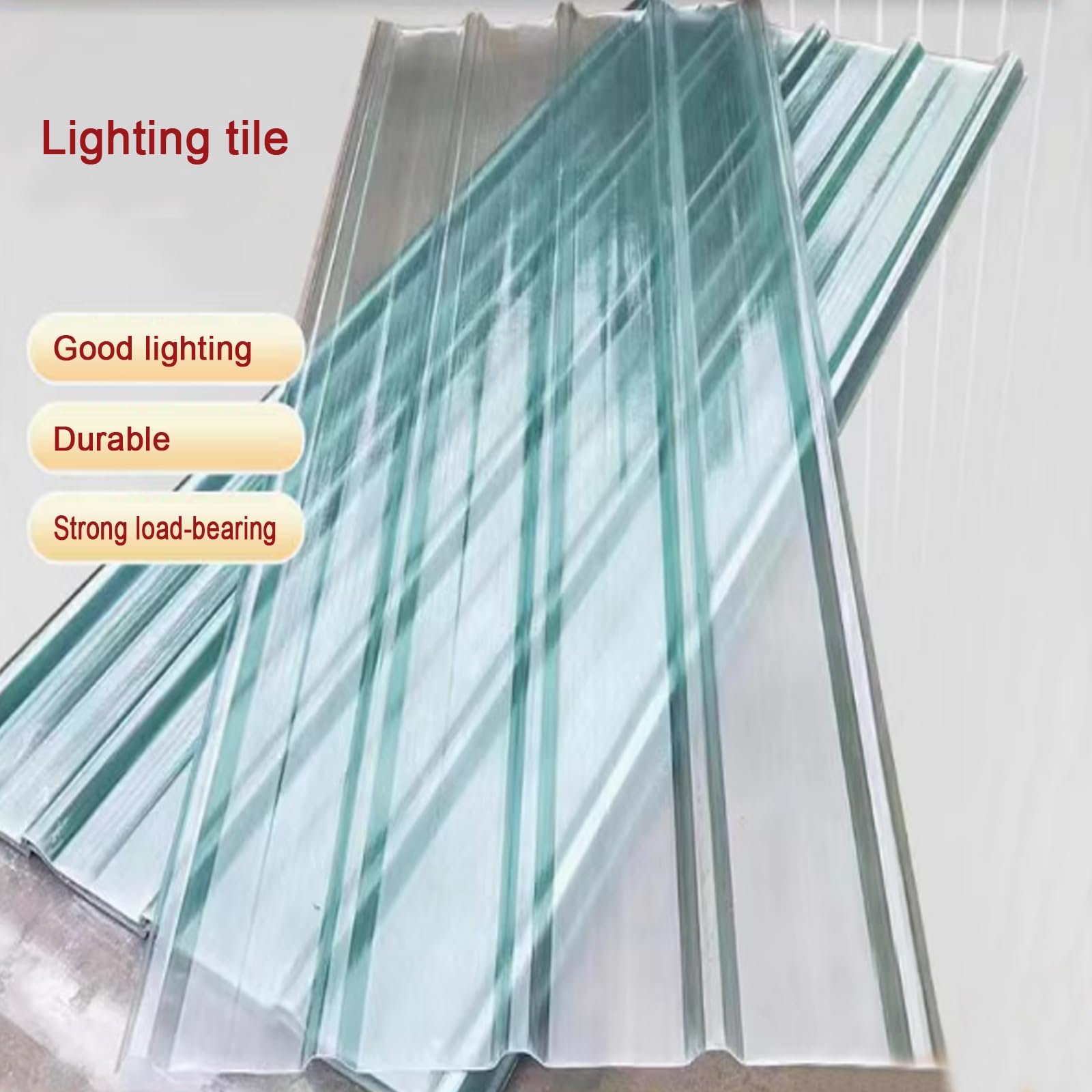 3/5/7/9/11/13/16 Pcs Panel para Tejado,Paneles de Tejado Transparente Protección UV,Panel de Fibra de Vidrio Termoaislante,Paneles de Techo para Cubiertas de Invernaderos (0.9x1.9m/35x75in,9 pcs)