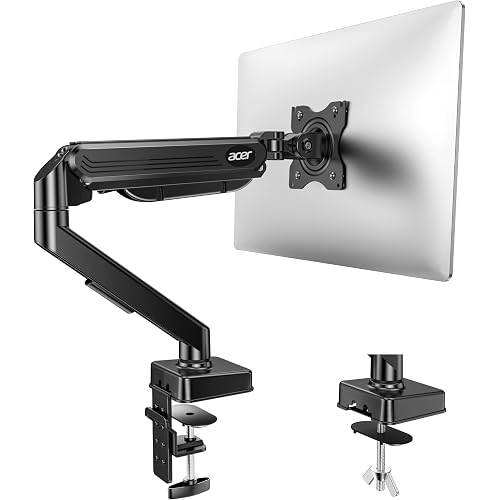 Acer Single Monitor Mount, Fully Adjustable Monitor Arm Fits 17-34" Screens