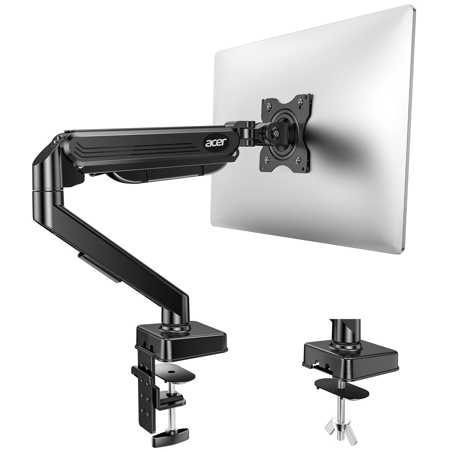 Acer Single Monitor Mount Fully Adjustable Monitor Arm Fits 17 to 34 Inch Screens Gas Spring VESA Mount