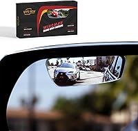 Vista 10 de Espejos de punto ciego "Superfan" para automóviles de Safe View Company – Vidrio convexo real para una visión amplia y clara – Cambios de carril más