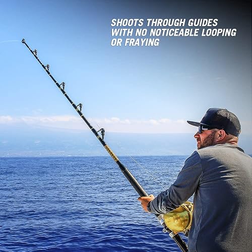 Miniatura 6 de HERCULES Línea de pesca trenzada súper resistente 4 hebras / 8 hebras, líneas trenzadas de 4 libras - 160 libras, 150/300/500/1000 yardas para agua