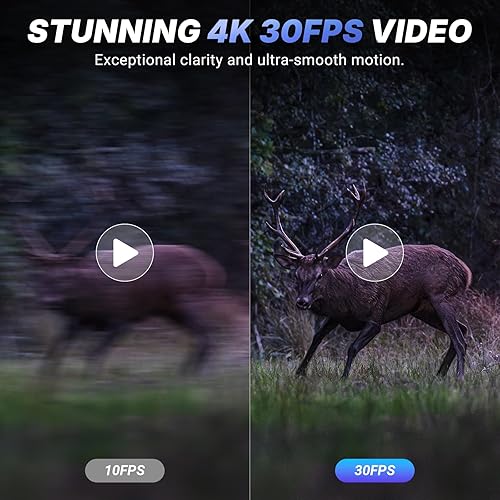 Miniatura 4 de WOSPORTS 4K Night Vision Goggles with 36MP Photo, 1300FT Range, Built-in Flashlight & Compass, 5000mAh Battery, Supports 256GB SD, for Security,