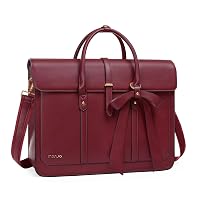MOSISO Borsa Porta PC Donna 15-16 pollici Laptop in Pelle PU Borsa Tracolla