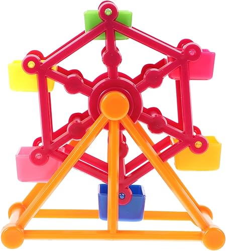 POPETPOP Juguete de pájaro de rueda de la fortuna, juguete de fugas de comida para pájaros, juguete de forraje de loro, juguete de pájaro para