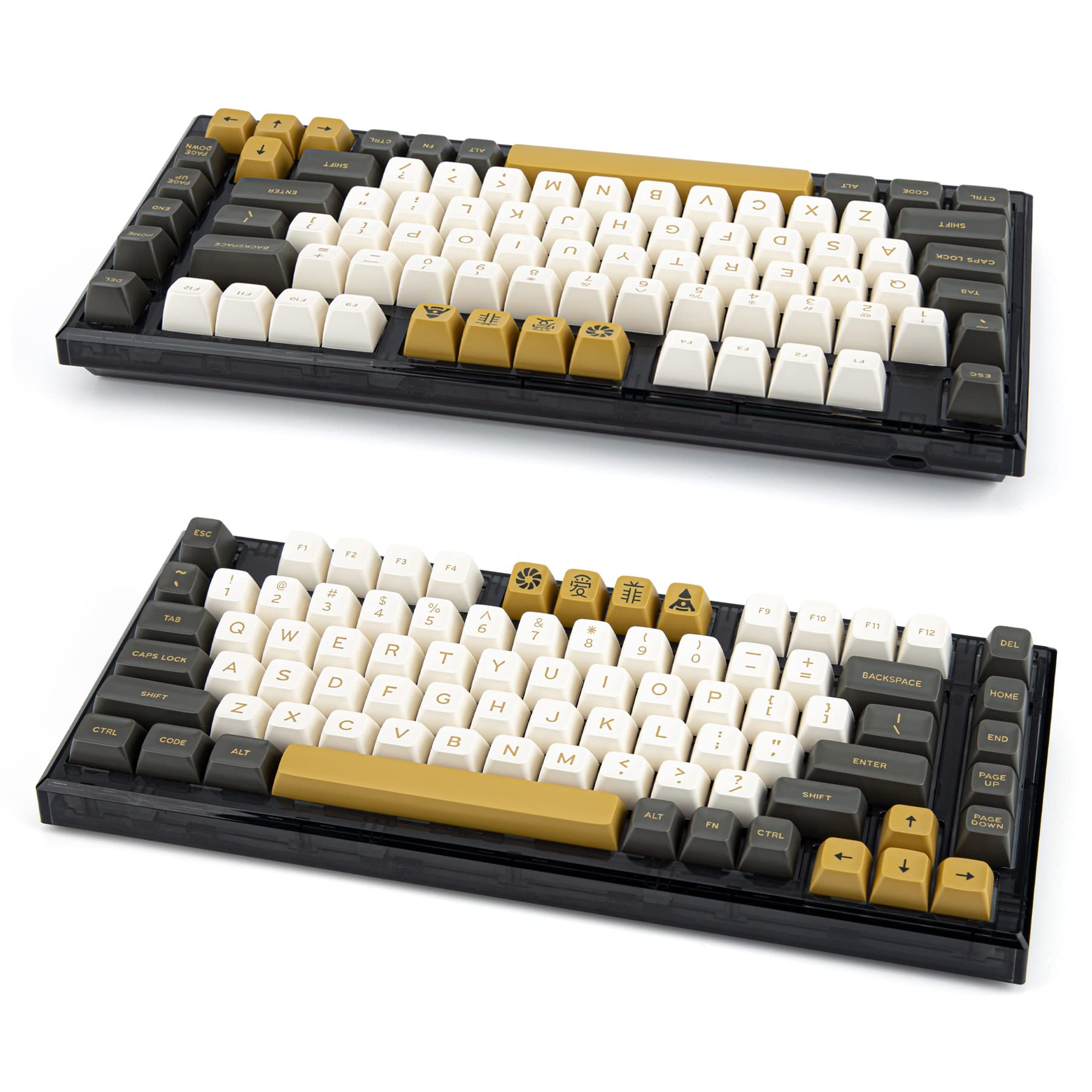 Buy 172 Keys Custom Keycaps Set, Double Molding, SA Profile, ABS