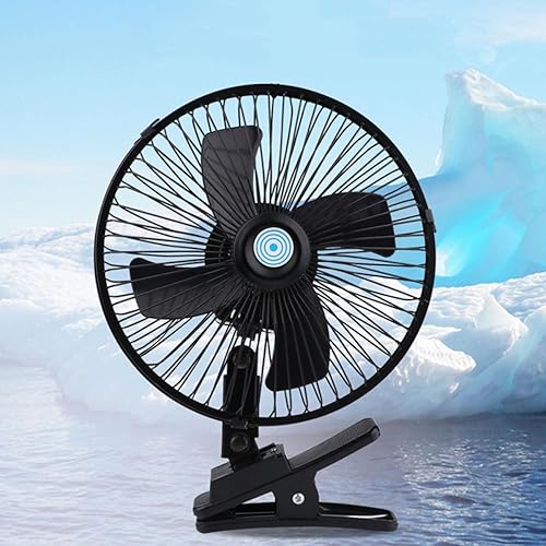 Miniatura 2 de FAVOMOTO Ventiladores de cochecito de 10 pulgadas, 12 V, ventilador de refrigeración para automóvil, ventilador de clip para vehículo, ventilación