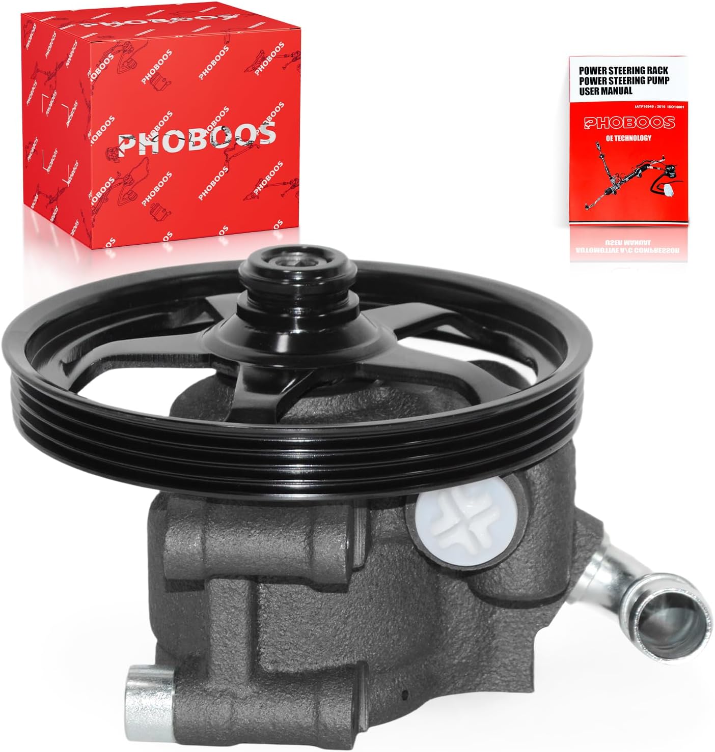 PHOBOOS パワーステアリングポンプ リンカーンMKS 2009-2012、MKT 2010-2012 3.7L &amp; F