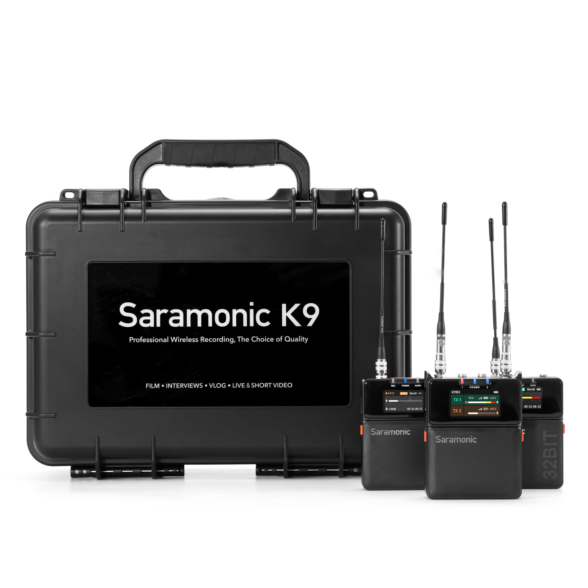 Saramonic K9 32bit float B帯ワイヤレスマイク Amazon.com: Saramonic K9-US Professional Dual Digital UHF Wireless