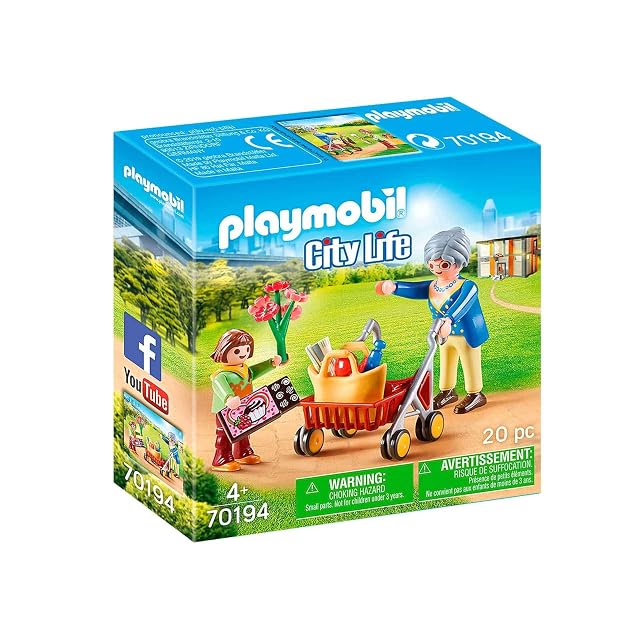 PLAYMOBIL City Life 70194 Abuela con Niña