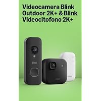 Videocamera esterna 2K+ Blink con Videocitofono 2K+ Blink (ultimo modello)