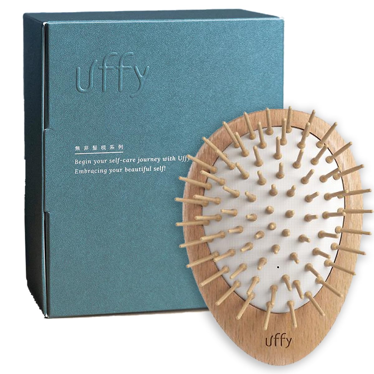 【新品未使用】Uffy 鍼ブラシ　川谷絵音愛用 Amazon | Uffy 鍼(ハリ)ブラシ 特許取得技術使用 24金 カッサ 顔