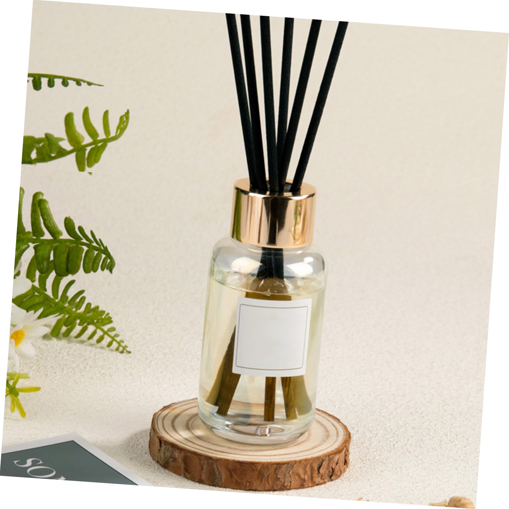 GARVALON 60pcs Diffuser Sticks for Essential Oils Refill Quick Absorption and Release for Home Travel and Camping Use