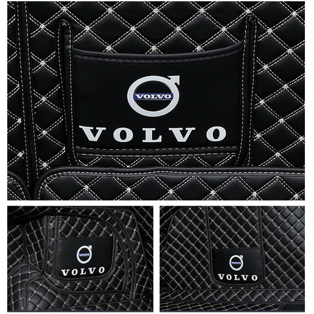 CHANGKAIFA Leder Kofferraummatte Für Volvo V60 II - Wasserdichte Vollabdeckung