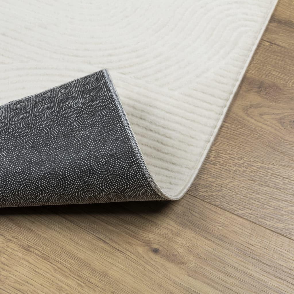 Tappeto IZA a pelo corto, stile scandinavo, 80 x 150 cm, 100% poliestere, antiscivolo, facile da pulire, lavabile, per soggiorno, camera da letto e corridoio, morbido, con design geometrico