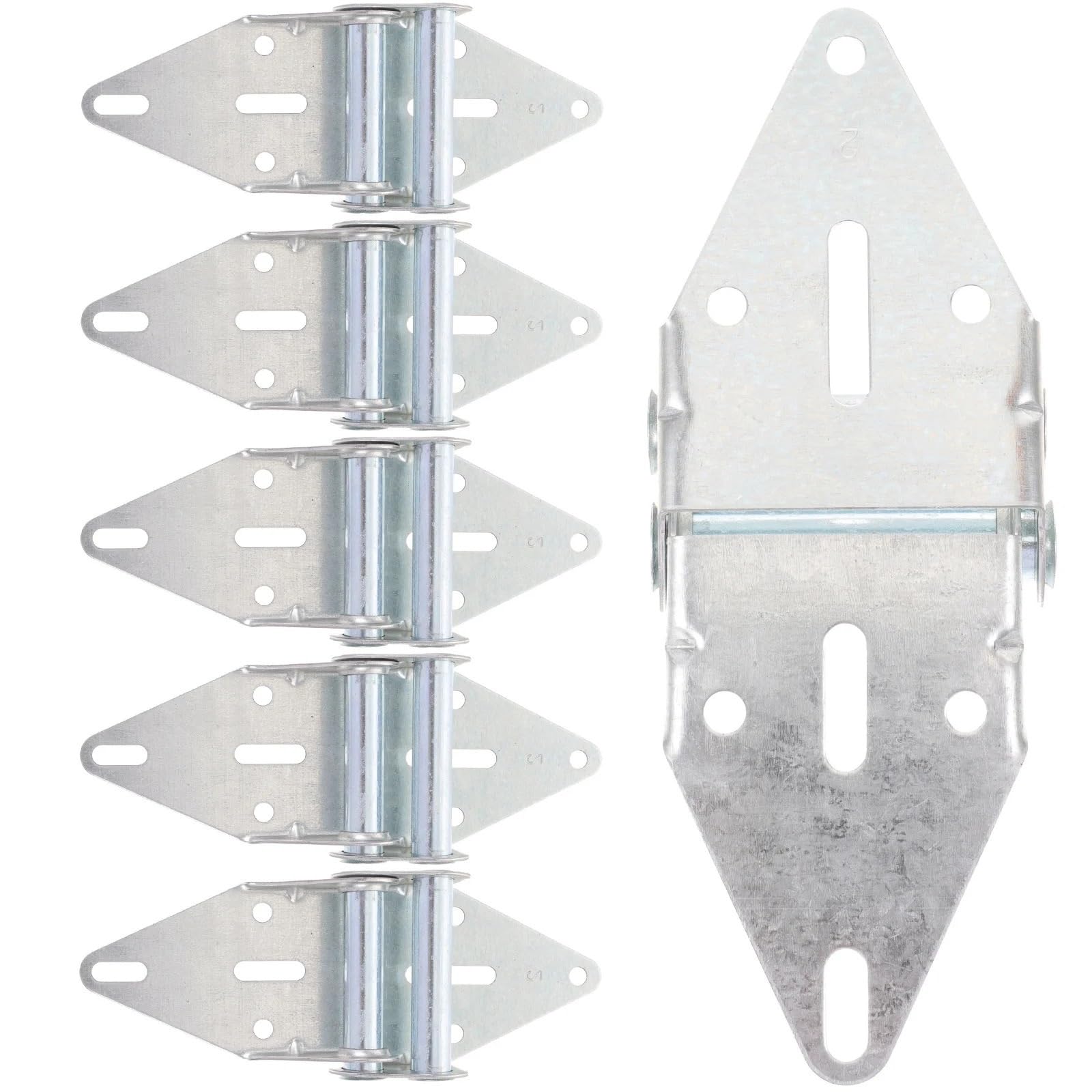 Garage Door Bracket 6pcs Garage Door Hinges Iron Replacement for Residential Doors Rustproof Smooth Hinge Brackets for Residential Doors